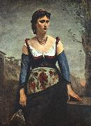  Jean Baptiste Camille  Corot Agostina2 oil painting picture wholesale